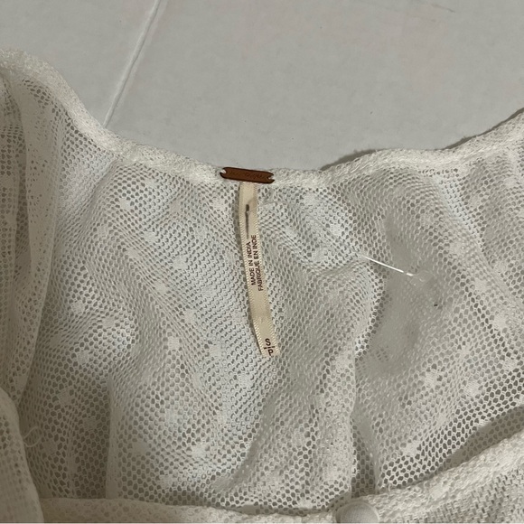 Free People Sheer Blouse Size Small - Picture 5 of 7